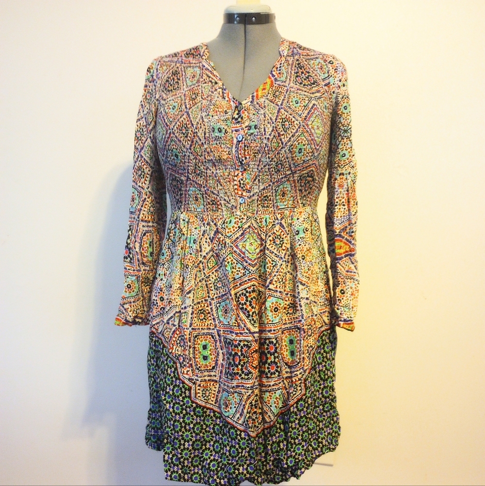 Maeve Multicolor Patterned Dress